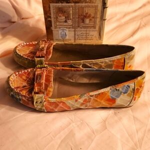 Anne Klein women's sz 6 floral loafer NWT
